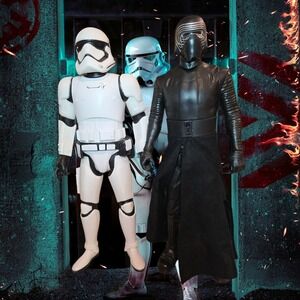 Jakks Pacific 18" Star Wars Figures Kylo Ren & White Stormtrooper 2015 Lucasfilm